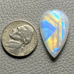 Rainbow Moonstone Cabochon Loose Gemstone For Making Jewelry - Image 1