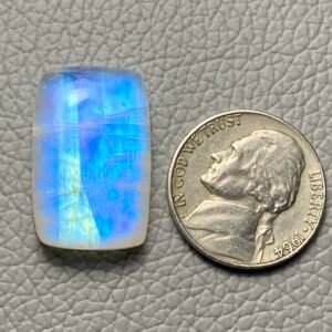 Rainbow Moonstone Cabochon Loose Gemstone For Making Jewelry - Image 1