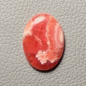 Rhodochrosite Gemstone Cabochon