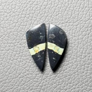 Blackjack Turquoise Pair Gemstone Cabochon