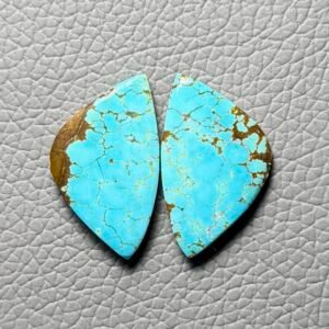 American Turquoise (Mines No.8) Pair Cabochon Gemstone