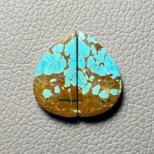 American Turquoise (Mines No.8) Pair Cabochon Gemstone