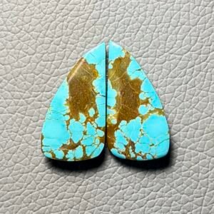 American Turquoise (Mines No.8) Pair Cabochon Gemstone