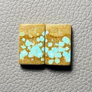 American Turquoise (Mines No.8) Pair Cabochon Gemstone