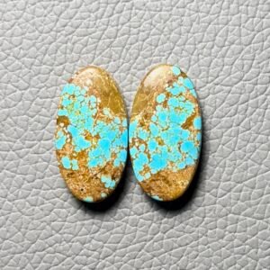 American Turquoise (Mines No.8) Pair Cabochon Gemstone