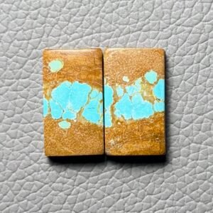 American Turquoise (Mines No.8) Pair Cabochon Gemstone
