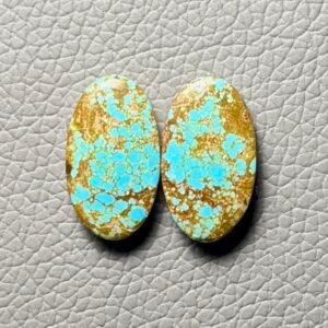 American Turquoise (Mines No.8) Pair Cabochon Gemstone