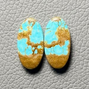 American Turquoise (Mines No.8) Pair Cabochon Gemstone