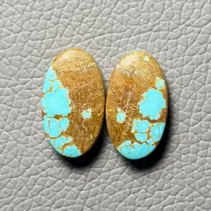 American Turquoise (Mines No.8) Pair Cabochon Gemstone