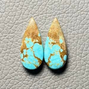 American Turquoise (Mines No.8) Pair Cabochon Gemstone