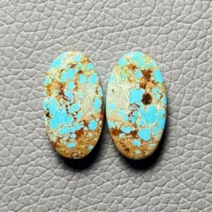 American Turquoise (Mines No.8) Pair Cabochon Gemstone