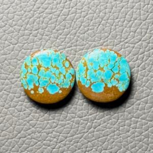 American Turquoise (Mines No.8) Pair Cabochon Gemstone