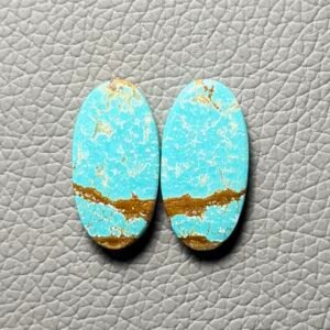 American Turquoise (Mines No.8) Pair Cabochon Gemstone