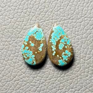 American Turquoise (Mines No.8) Pair Cabochon Gemstone