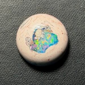 Mexican Cantera Fire Opal Cabochon