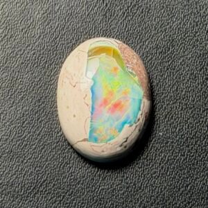 Mexican Cantera Fire Opal Cabochon